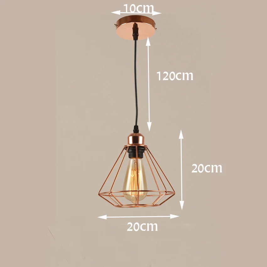 Modern plated rose gold suspension lights diamond birdcage hanging lamp restaurant living room kitchen industrial home lighting
Modern plated rose gold suspension lights diamond birdcage hanging lamp restaurant living room kitchen industrial home lighting