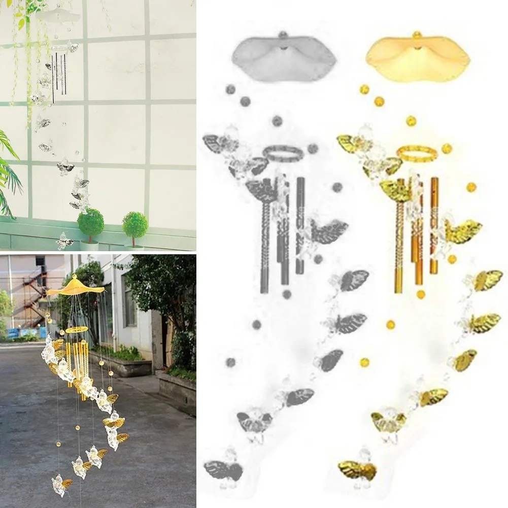 Angel Cupid Creative Wind Chime Charm 4 Tubes Metal Lucky Bell Oriental Hanging Wind Chime Feng Shui Ornament
Angel Cupid Creative Wind Chime Charm 4 Tubes Metal Lucky Bell Oriental Hanging Wind Chime Feng Shui Ornament