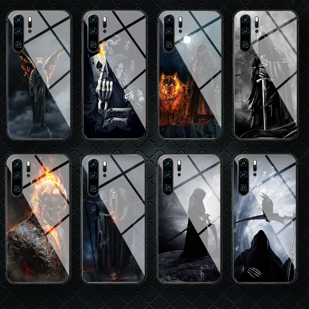 Grim Reaper Tempered Glass Phone Case Cover For Huawei Honor Mate P 7 8 9 10 20 30 40 A X I Pro Lite Smart 2019 Soft Prime Phone
Grim Reaper Tempered Glass Phone Case Cover For Huawei Honor Mate P 7 8 9 10 20 30 40 A X I Pro Lite Smart 2019 Soft Prime Phone