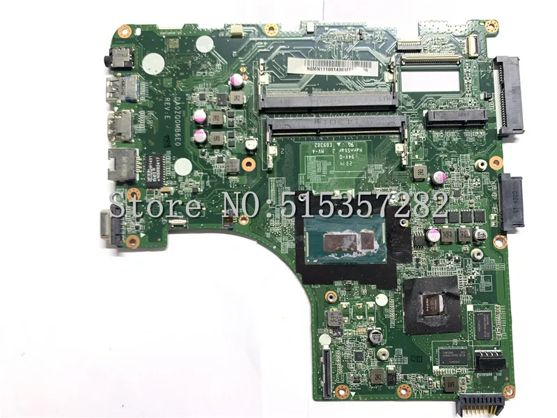 Для Acer E5 471 471G V3 472 472P Материнская плата ноутбука DA0ZQ0MB6E0 с i5 4210U GT820M|Материнские