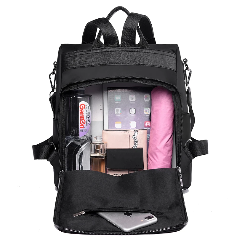 Simple Solid Color Preppy Style Backpack for Women's All-match Oxford Shoulder Bookbag Casual Lady Large Capacity Mochila Bulsos
Simple Solid Color Preppy Style Backpack for Women's All-match Oxford Shoulder Bookbag Casual Lady Large Capacity Mochila Bulsos