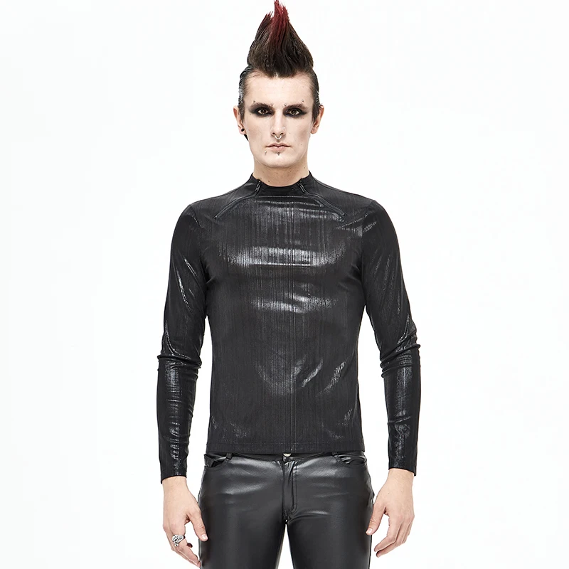 Punk Dark Tight-fitting Bright-faced T Shirt For Men High-quality Tough Guy Fitness Long-sleeved T Shirt
Punk Dark Tight-fitting Bright-faced T Shirt For Men High-quality Tough Guy Fitness Long-sleeved T Shirt