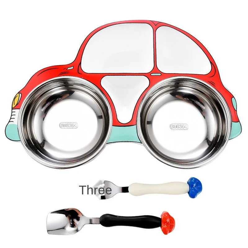 Stainless Steel Children's Car Dinner Plate Tableware Creative Baby Food Supplement Dishes Bowl Detachable Suit LB815
Stainless Steel Children's Car Dinner Plate Tableware Creative Baby Food Supplement Dishes Bowl Detachable Suit LB815