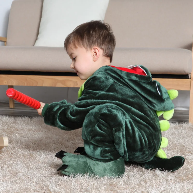 Children's Pajamas Cartoon New Jumpsuit Flannel Dinosaur Animal Play Suit Long Sleeved Hoodie Warm Cute Funny One Piece Pijamas
Children's Pajamas Cartoon New Jumpsuit Flannel Dinosaur Animal Play Suit Long Sleeved Hoodie Warm Cute Funny One Piece Pijamas