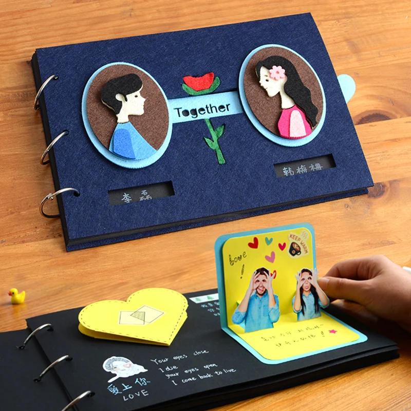 DIY Photo Album Scrapbook Album Manual Paste Style Exo Album Couples Commemorative Anniversary Gift Wedding Photo Collection
DIY Photo Album Scrapbook Album Manual Paste Style Exo Album Couples Commemorative Anniversary Gift Wedding Photo Collection