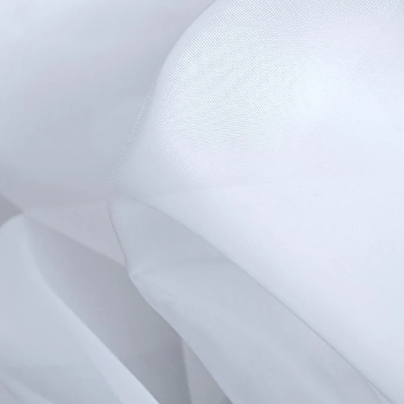 Белая органза прозрачная ткань Свадебная вечеринка занавески задник занавеска