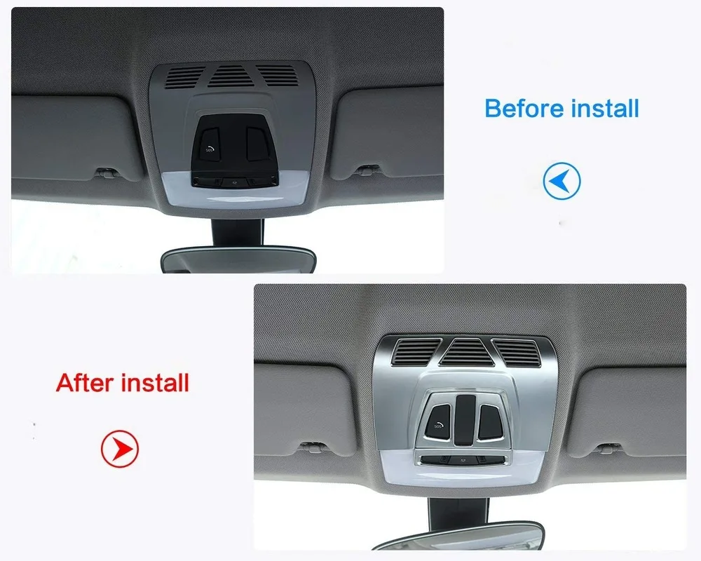Car Interior Front Reading Light Cover Trim 1pc For BMW F48 F15 F16 F30 F34 X1 X5 X6 1 3 Series GT 2017
Car Interior Front Reading Light Cover Trim 1pc For BMW F48 F15 F16 F30 F34 X1 X5 X6 1 3 Series GT 2017