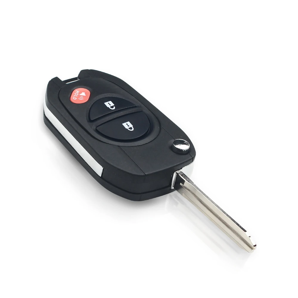 Сменный Чехол KEYYOU для дистанционного ключа автомобиля с 3 кнопками Fob TOY43 чехол
