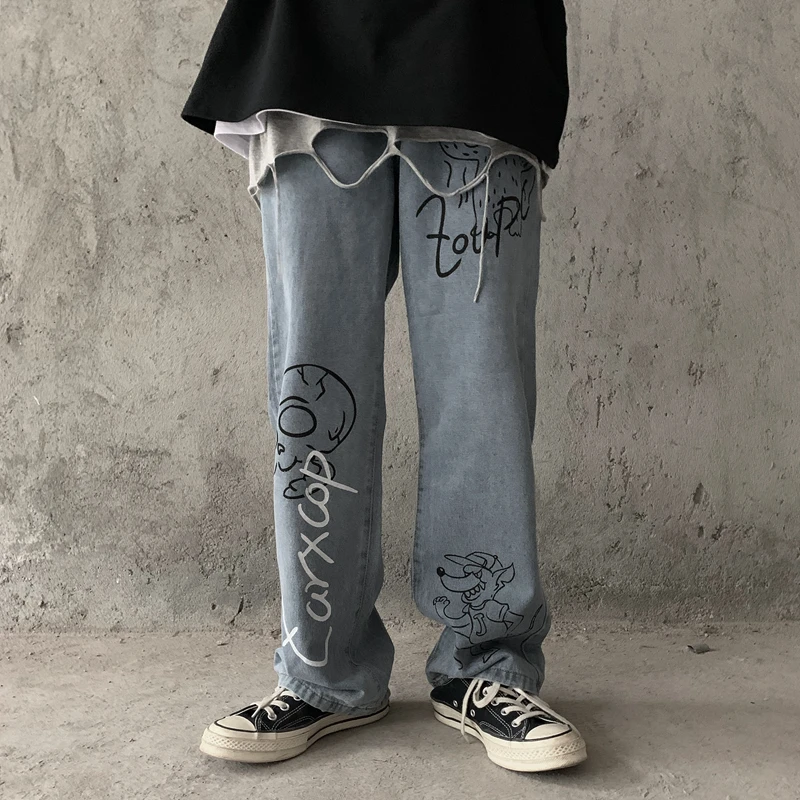 2021 Popular denim trousers Jeans for men Loose Men's pants male baggy Jean
2021 Popular denim trousers Jeans for men Loose Men's pants male baggy Jean