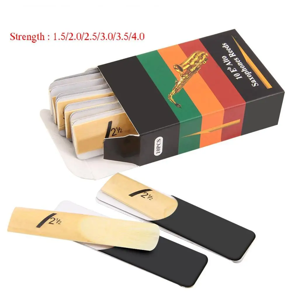 10 Pack Eb Alto Sax Saxophone Reeds Strength 1.5 2.0 2.5 3.0 3.5 4.0 Saxophone Reed Woodwind Instrument Parts Accessories
10 Pack Eb Alto Sax Saxophone Reeds Strength 1.5 2.0 2.5 3.0 3.5 4.0 Saxophone Reed Woodwind Instrument Parts Accessories