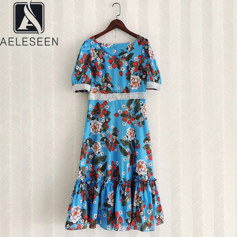 AELESEEN 2021 Summer Women Dress Runway Fashion Lantern Sleeve Blue Black White Flower Print Lace Patchwork Ruffles Long Dress
AELESEEN 2021 Summer Women Dress Runway Fashion Lantern Sleeve Blue Black White Flower Print Lace Patchwork Ruffles Long Dress