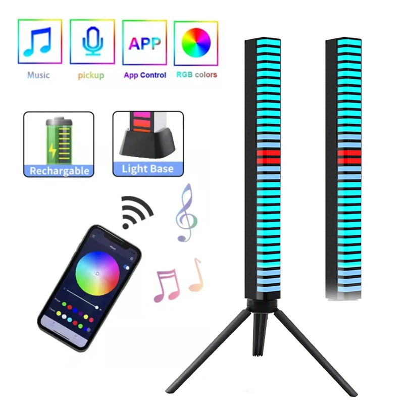Новинка 2021, автомобильный светильник с голосовым управлением, RGB, музыкальный ритм, окружающий свет с 32 светодиодами, 18 цветов, лампа для укр...
Новинка 2021, автомобильный светильник с голосовым управлением, RGB, музыкальный ритм, окружающий свет с 32 светодиодами, 18 цветов, лампа для укр...