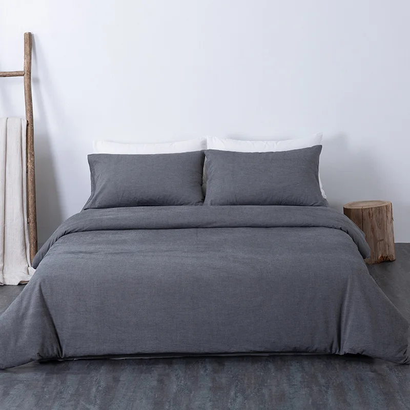 Modern Simplicity Fashion Bedding Set For Home Solid Color Duvet Cover Set High Quality bedding set Stripe Euro Bed Linen Duvets
Modern Simplicity Fashion Bedding Set For Home Solid Color Duvet Cover Set High Quality bedding set Stripe Euro Bed Linen Duvets