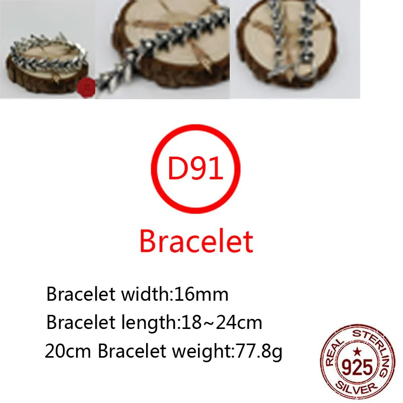 Женский браслет в стиле хип-хоп, из серебра 925 пробы 
Женский браслет в стиле хип-хоп, из серебра 925 пробы