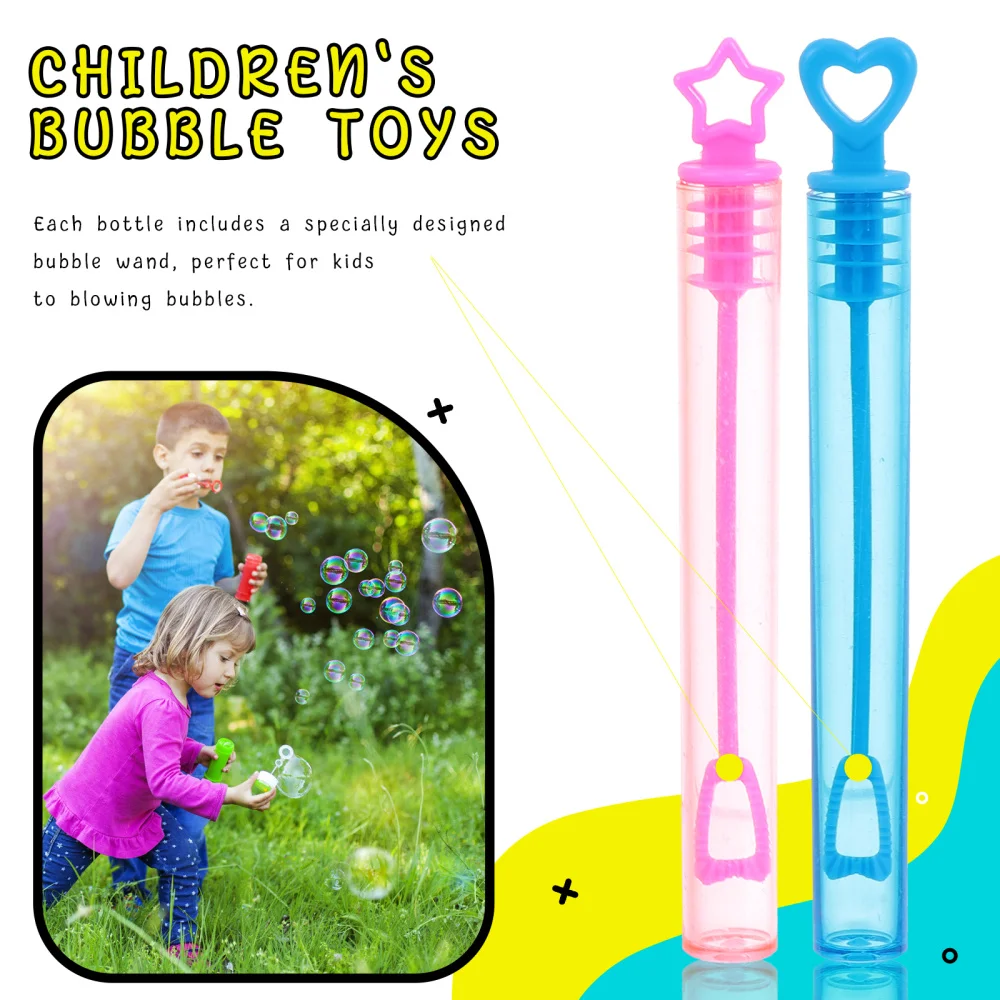 30Pcs Bubble Bottle Empty Bottles Mini Bubble Wand Container Tubes Party Supply
30Pcs Bubble Bottle Empty Bottles Mini Bubble Wand Container Tubes Party Supply