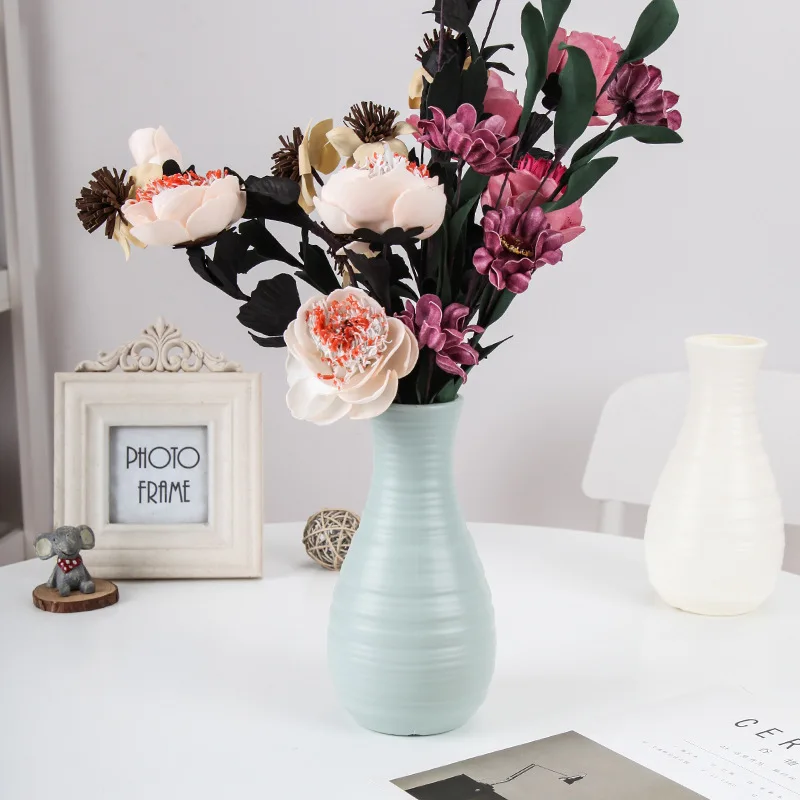 Modern Decor Vase Home Flower Arrangement Flower Living Room Modern Creative Simple Fresh Water Culture Home Decoration Ornament
Modern Decor Vase Home Flower Arrangement Flower Living Room Modern Creative Simple Fresh Water Culture Home Decoration Ornament