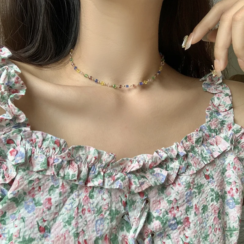Mihan Fashion Jewelry Glass Beads Sweet Korean Temperament New Design Hot Selling Bohemia Choker Necklace For Girl Lady Gifts
Mihan Fashion Jewelry Glass Beads Sweet Korean Temperament New Design Hot Selling Bohemia Choker Necklace For Girl Lady Gifts