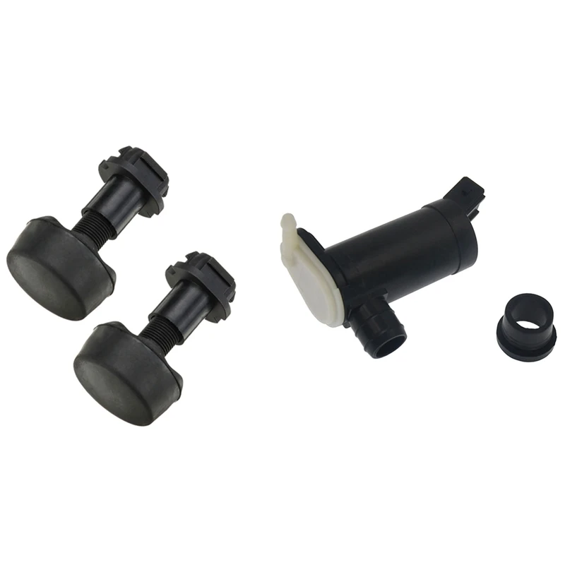3 Pcs Car Accessories: 2 Pcs Hood Stop Cushion Bumper & 1 Pcs Front Rear Windshield Wiper Washer Pump With Grommet
3 Pcs Car Accessories: 2 Pcs Hood Stop Cushion Bumper & 1 Pcs Front Rear Windshield Wiper Washer Pump With Grommet