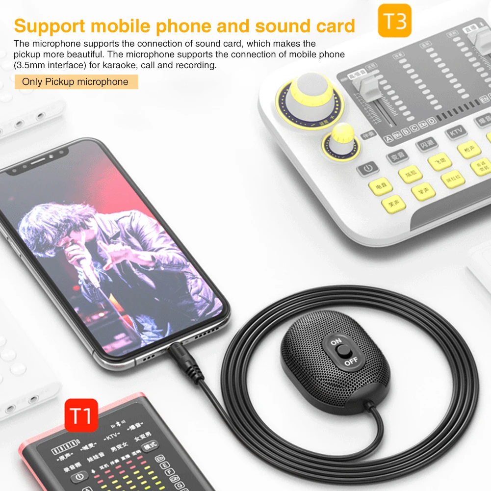 3.5mm Aux 360 Degrees Zinc Alloy Portable Omnidirectional Microphone Home Office pickup microphone
3.5mm Aux 360 Degrees Zinc Alloy Portable Omnidirectional Microphone Home Office pickup microphone