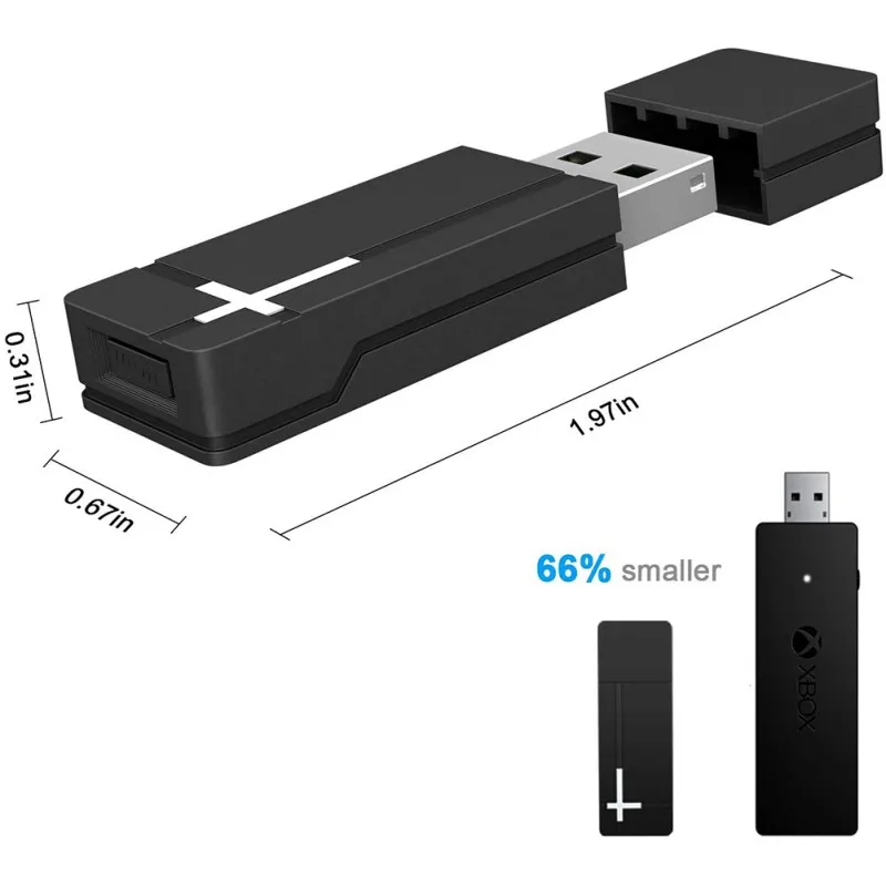 USB адаптер для приемника контроллера беспроводной Windows 7/8/10 ноутбуков и