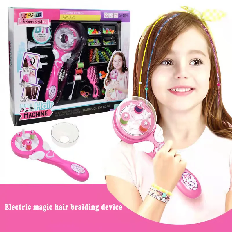 

Electric Automatic Hair Braider DIY Braiding Hairstyle Tool Twist Braider Machine Hair Braid Weave Toys For Girl Child Gift