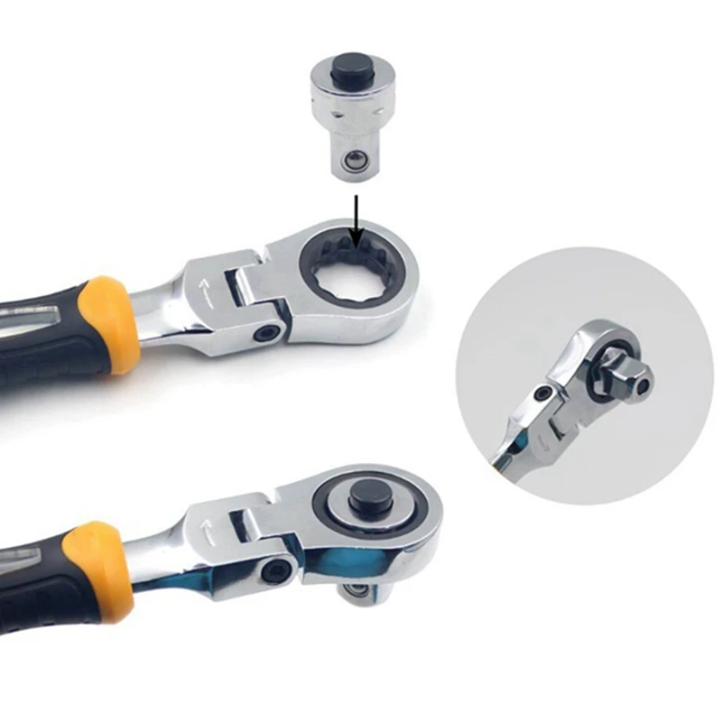 3-in-1 Ratchet Wrench Set 1/4 Inch 3/8 Inch 1/2 Inch Adjustable Sleeve Adapter Wrench Spanner Auto Repair Tools Set
3-in-1 Ratchet Wrench Set 1/4 Inch 3/8 Inch 1/2 Inch Adjustable Sleeve Adapter Wrench Spanner Auto Repair Tools Set