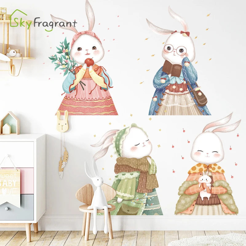 Cartoon Fresh Rabbit Removable Wall Stickers Bedroom Kids Room Decor Wallpaper Waterproof Self Adhesive Home Decoration Sticker
Cartoon Fresh Rabbit Removable Wall Stickers Bedroom Kids Room Decor Wallpaper Waterproof Self Adhesive Home Decoration Sticker