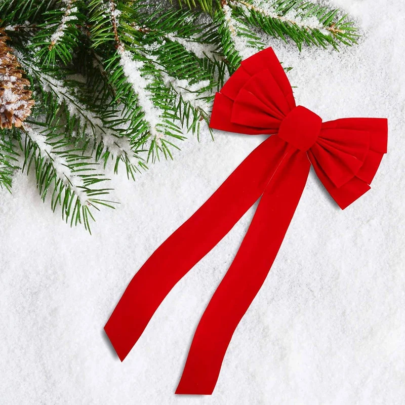 6 Pcs Red Flocking Cloth Bows Christmas Wreaths Decoration & 1 Pcs Snow Flower Elk Christmas Tree Skirt Decorations
6 Pcs Red Flocking Cloth Bows Christmas Wreaths Decoration & 1 Pcs Snow Flower Elk Christmas Tree Skirt Decorations