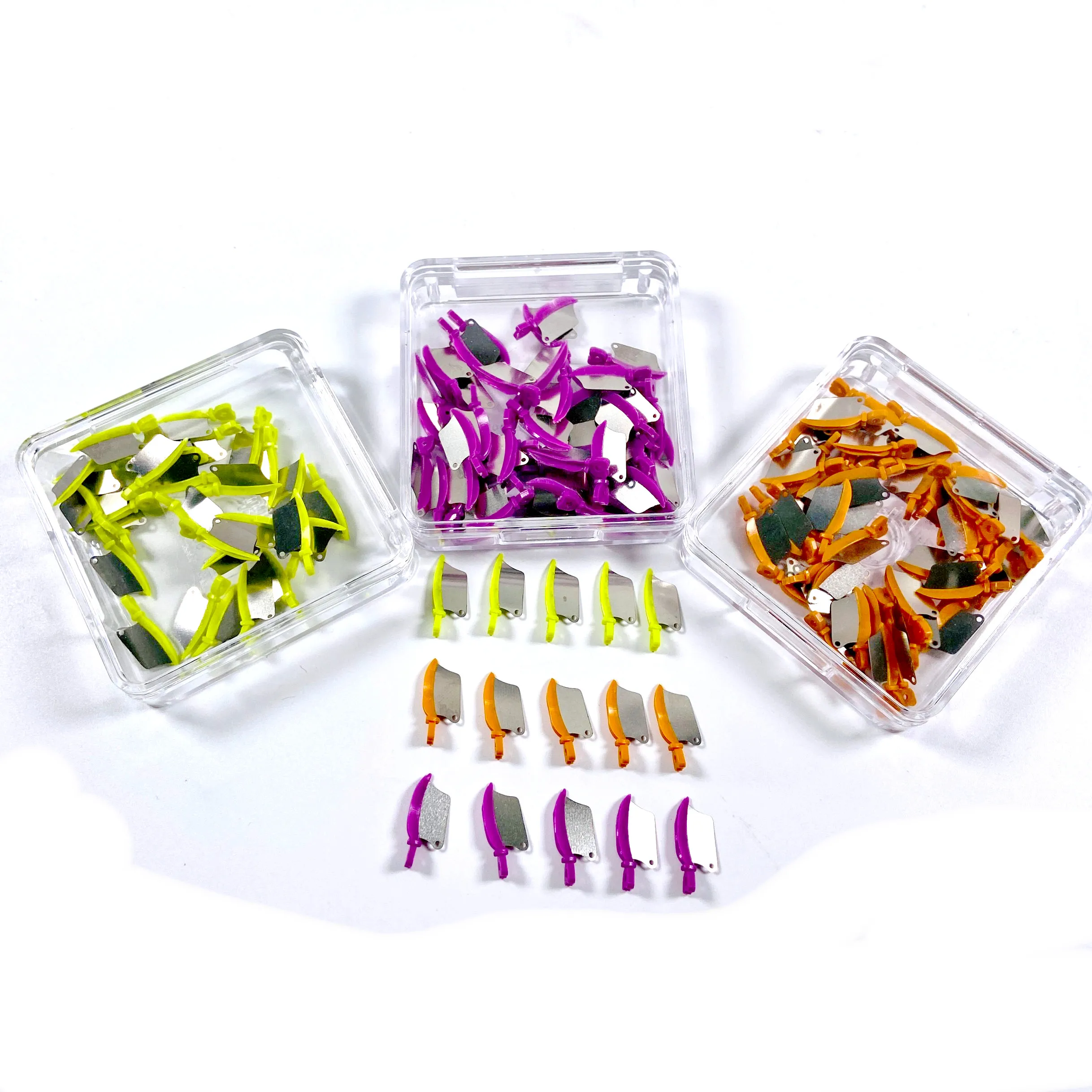 Dental Matrix Fender Wedges Tooth Prep Interproximal Diastema Wedge Guard Large Medium Small
Dental Matrix Fender Wedges Tooth Prep Interproximal Diastema Wedge Guard Large Medium Small