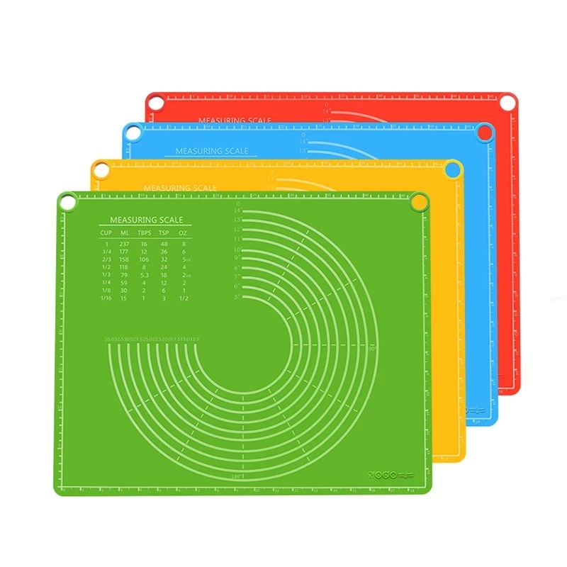 40x50cm Silicone Kneading Pad Non-Stick Kitchen Pastry Board Flour Rolling Bakeware Cake Baking Dough Mat With Scale
40x50cm Silicone Kneading Pad Non-Stick Kitchen Pastry Board Flour Rolling Bakeware Cake Baking Dough Mat With Scale