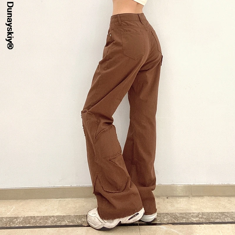 Brown Floral Jeans Y2K Retro Denim Pants Baggy Straight Cargo Pants Women Hot Popular Trousers 90S Harajuku Joggers
Brown Floral Jeans Y2K Retro Denim Pants Baggy Straight Cargo Pants Women Hot Popular Trousers 90S Harajuku Joggers