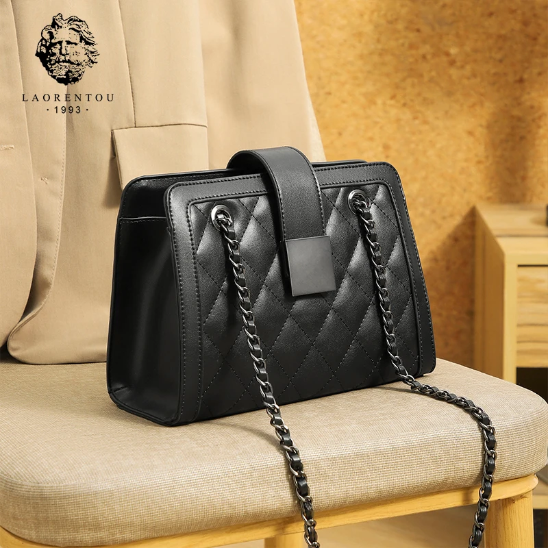 LAORENTOU Ladies Fashion Leather Chain Shoulder Bag Large Capacity Diamond Elegant Handbag Birthday Gift
LAORENTOU Ladies Fashion Leather Chain Shoulder Bag Large Capacity Diamond Elegant Handbag Birthday Gift