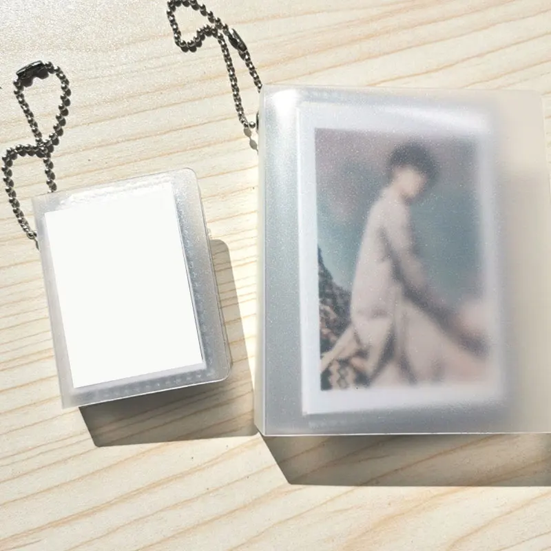 Transparent Photo Album Mini Photo Album with Chain 2 Inch 3 Inch Photo Album White PVC Card Bag Cute Frosted Bag Pendant
Transparent Photo Album Mini Photo Album with Chain 2 Inch 3 Inch Photo Album White PVC Card Bag Cute Frosted Bag Pendant