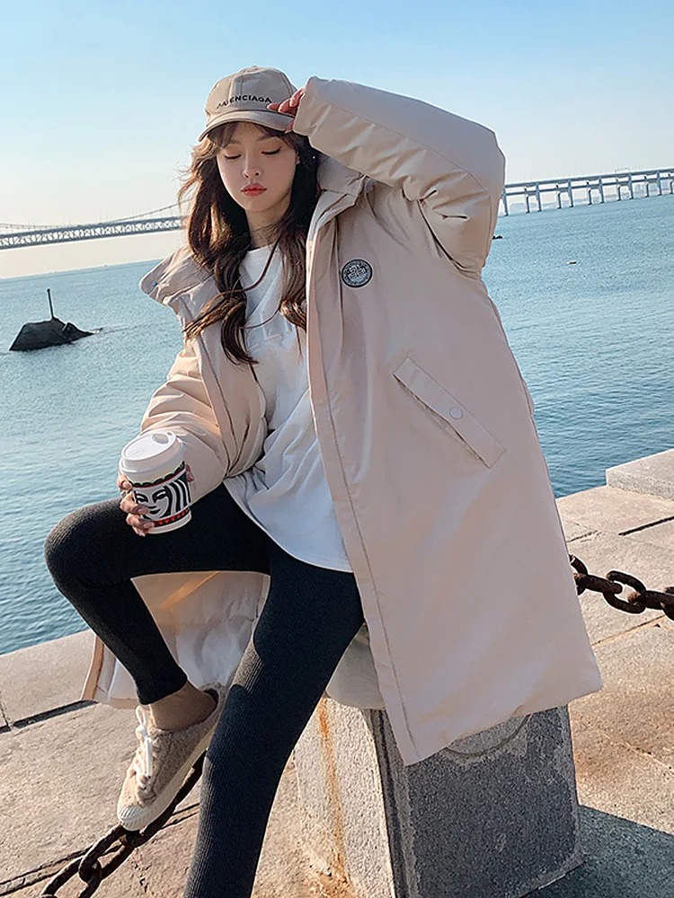 Korean style down padded jacket women's mid-to-long section 2021 new padded winter jacket design sense niche
Korean style down padded jacket women's mid-to-long section 2021 new padded winter jacket design sense niche