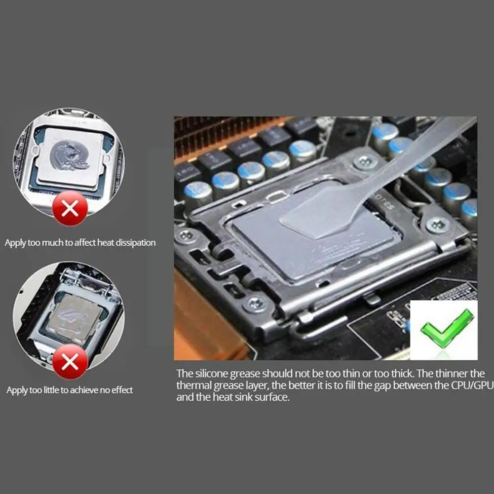 10PCS Computer CPU Thermal Paste 5g/Tube Compound Desktop Heatsink Silicone Cooler Laptop Liquid Cooling Grease Pc Paste X0W9
10PCS Computer CPU Thermal Paste 5g/Tube Compound Desktop Heatsink Silicone Cooler Laptop Liquid Cooling Grease Pc Paste X0W9