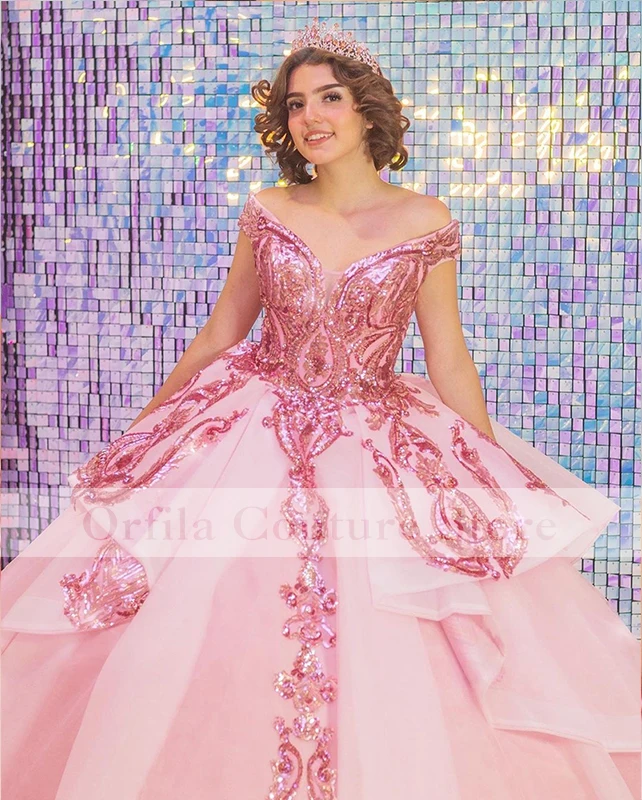 Misxvanos Off Shoulder Quinceanera Dress Mexican Princess Sweet 15 Dress Graduation Pegnant Party Gowns Vestidos de quinceañera
Misxvanos Off Shoulder Quinceanera Dress Mexican Princess Sweet 15 Dress Graduation Pegnant Party Gowns Vestidos de quinceañera