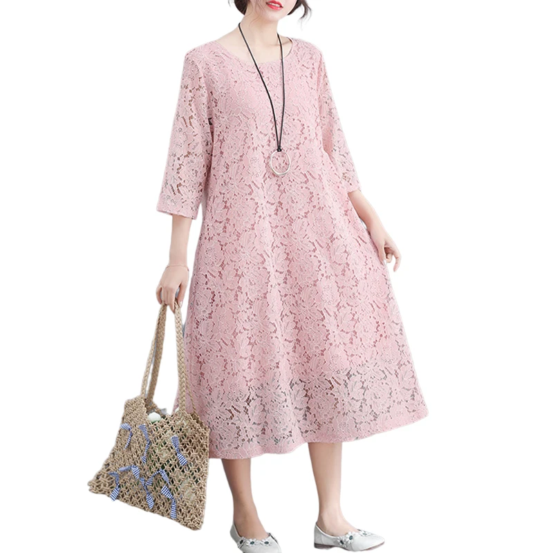 Кружевные однотонные женские платья 2021 летние новые свободные трапециевидные Женские Элегантные платья до колена с коротким рукавом наивы... 
Кружевные однотонные женские платья 2021 летние новые свободные трапециевидные Женские Элегантные платья до колена с коротким рукавом наивы...