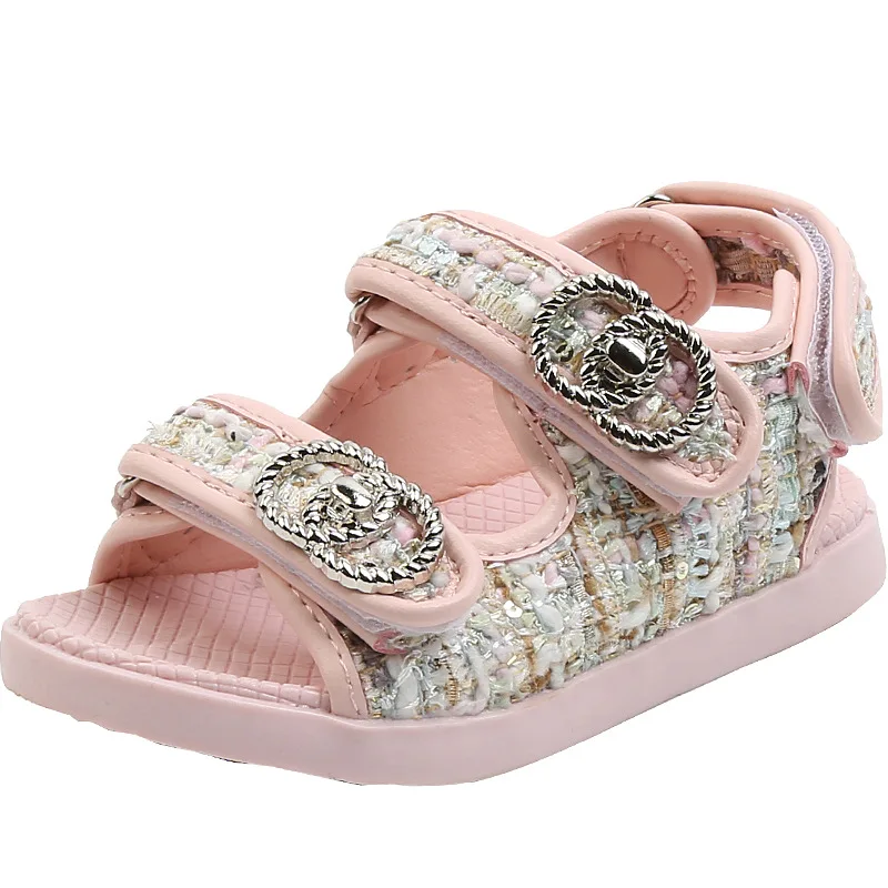 Girls' Sandals, New Medium and Large Children's Shoes, Children's Summer Soft-soled Non-slip Beach Shoes, Boys' Sports Shoes