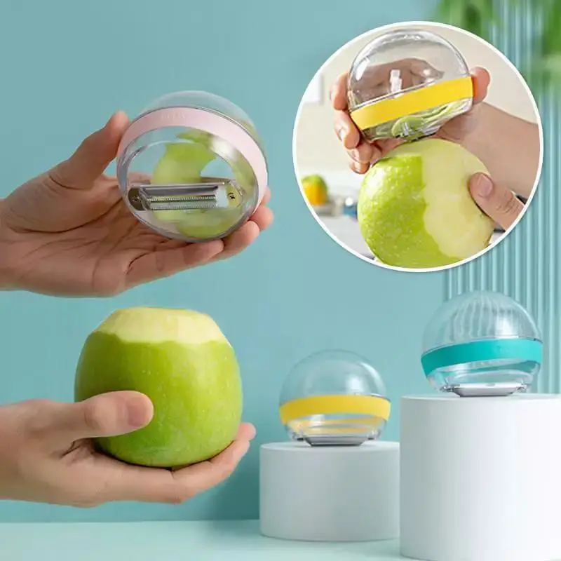 Portable Muti-functional Fruit Peeler Kitchen Peeling Knife Home Accessories Peelers Quick Fruit Vegetables Skinner Round Ball
Portable Muti-functional Fruit Peeler Kitchen Peeling Knife Home Accessories Peelers Quick Fruit Vegetables Skinner Round Ball