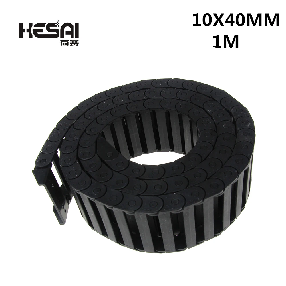 10 x 40mm 10*40mm L1000mm Cable Drag Chain Wire Carrier With End Connectors For CNC Router Machine Tools
10 x 40mm 10*40mm L1000mm Cable Drag Chain Wire Carrier With End Connectors For CNC Router Machine Tools