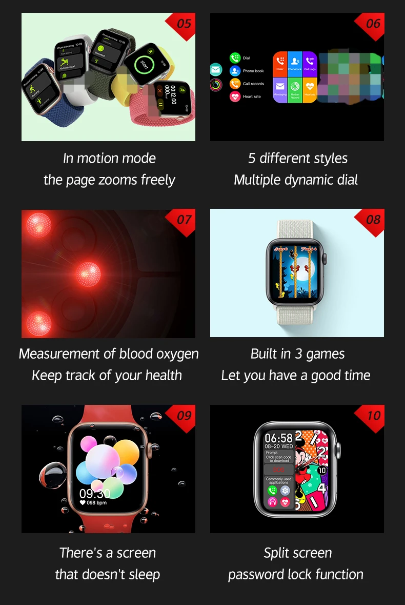 W9 Smart Watch 1.75 inch Support MP3 MP4 Game Split Screen Password Smartwatches Heart rate blood pressure blood oxygen pk w26
W9 Smart Watch 1.75 inch Support MP3 MP4 Game Split Screen Password Smartwatches Heart rate blood pressure blood oxygen pk w26