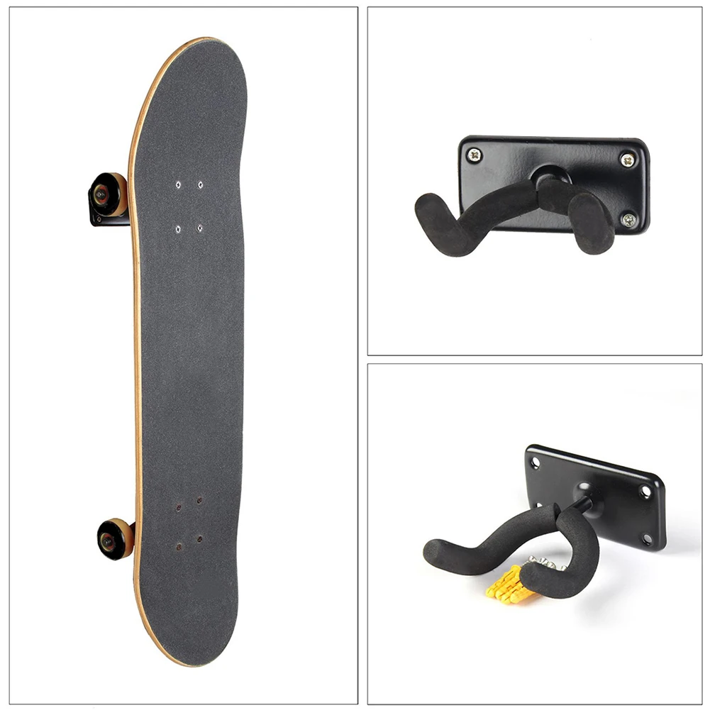 Skateboard Wall Mount Guitar Hanger Hook Non-slip Holder Stand for Acoustic Guitar Ukulele Violin Bass Guitar Instrument
Skateboard Wall Mount Guitar Hanger Hook Non-slip Holder Stand for Acoustic Guitar Ukulele Violin Bass Guitar Instrument