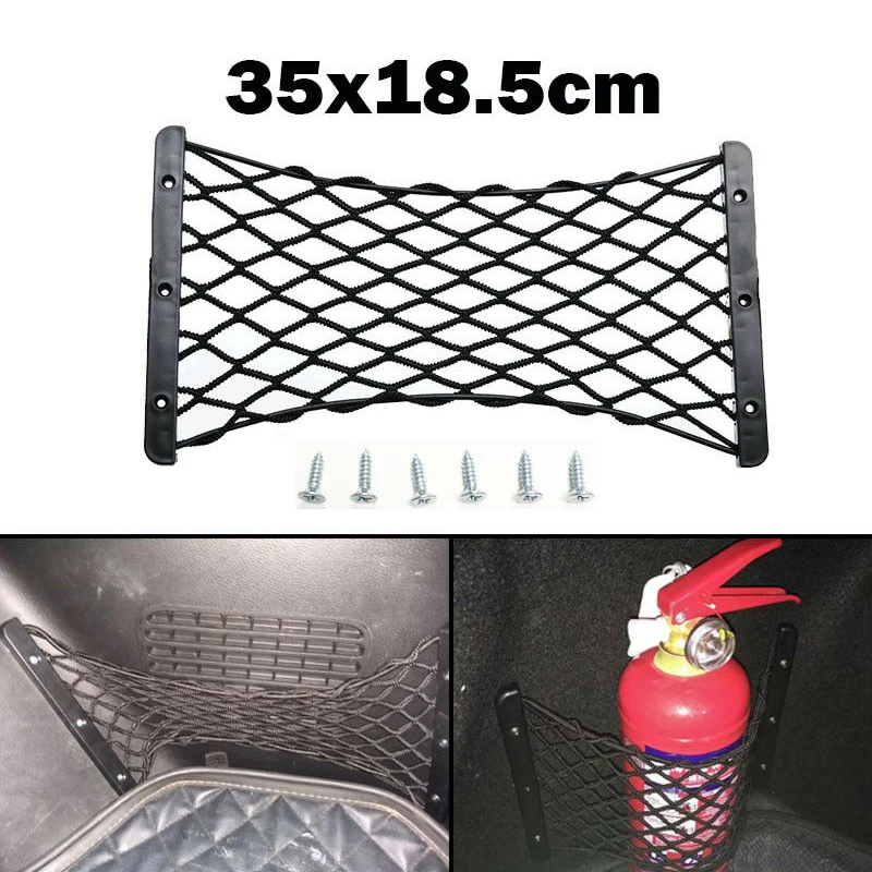 2020 Hot Sale Rear Trunk Side Cargo Net Elastic Storage Mesh For Fire Extinguisher Luggage Newest Screws
2020 Hot Sale Rear Trunk Side Cargo Net Elastic Storage Mesh For Fire Extinguisher Luggage Newest Screws