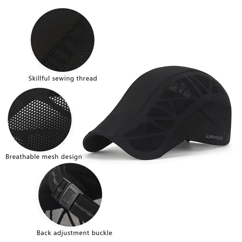 Summer Quick Drying Golf Beret Cap Thin Forward Driving Flat Wild Hats Sunscreen Fishing Caps Sun Hat Sun Hat
Summer Quick Drying Golf Beret Cap Thin Forward Driving Flat Wild Hats Sunscreen Fishing Caps Sun Hat Sun Hat