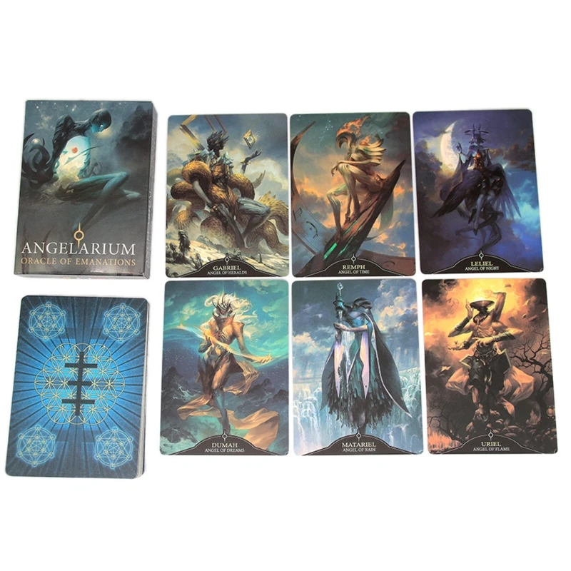 Angelarium Oracle Of Emanations Full English 33 Cards Deck Tarot Family Party Board Game Divination Card
Angelarium Oracle Of Emanations Full English 33 Cards Deck Tarot Family Party Board Game Divination Card
