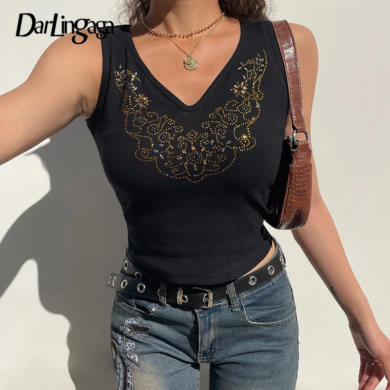 Darlingaga Mall Gothic Grunge Print Rhinestone Summer Vest Tops Streetwear Fairycore Tank Top Retro Aesthetic Cropped Slim Cute
Darlingaga Mall Gothic Grunge Print Rhinestone Summer Vest Tops Streetwear Fairycore Tank Top Retro Aesthetic Cropped Slim Cute