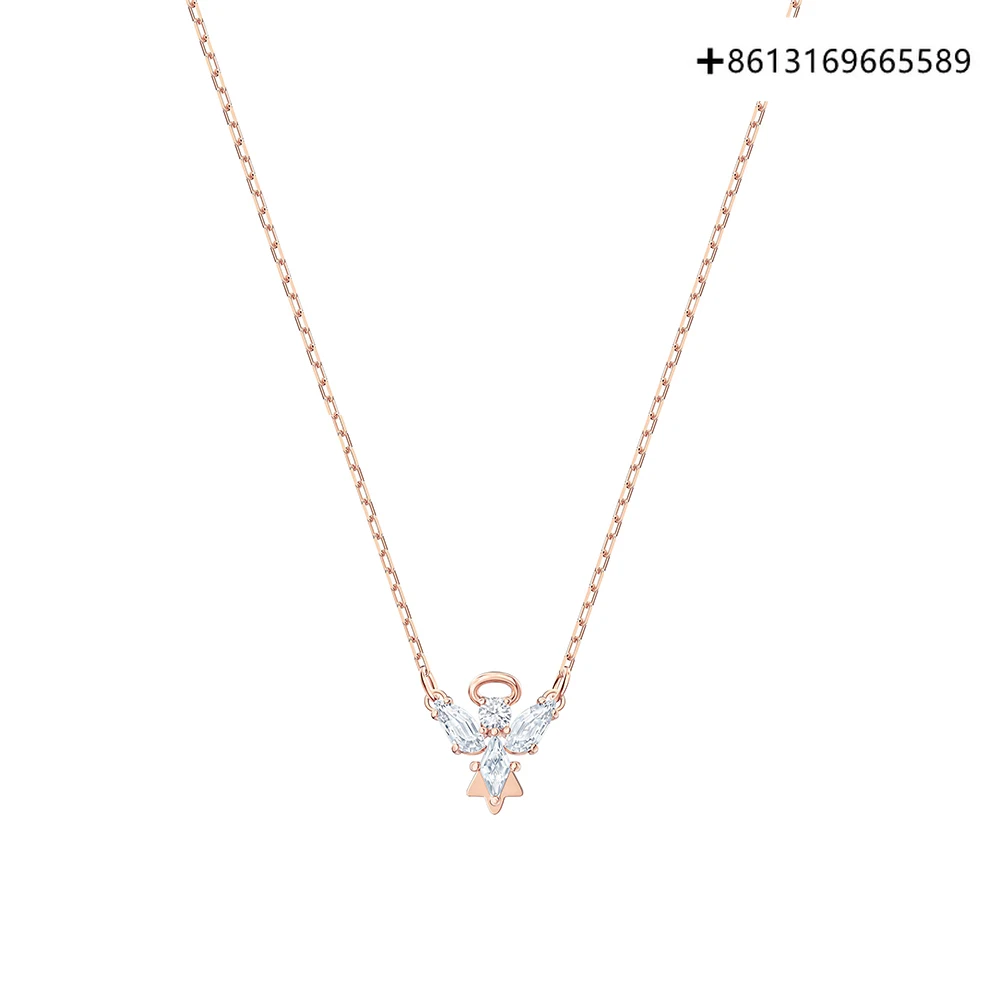 Original Reproduction 1:1 100% Pure Silver 925 Angel Refined Fantasy Exquisite Chic Necklace Manufacturers Direct Batch Free Pac
Original Reproduction 1:1 100% Pure Silver 925 Angel Refined Fantasy Exquisite Chic Necklace Manufacturers Direct Batch Free Pac