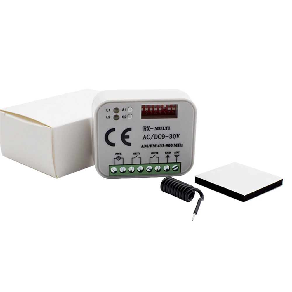 2CH Marantec Receiver AC DC 9V to 30V Marantec Garage Door Remote Control Controller Marantec Digital D302 D313 D304 868 433MHz
2CH Marantec Receiver AC DC 9V to 30V Marantec Garage Door Remote Control Controller Marantec Digital D302 D313 D304 868 433MHz