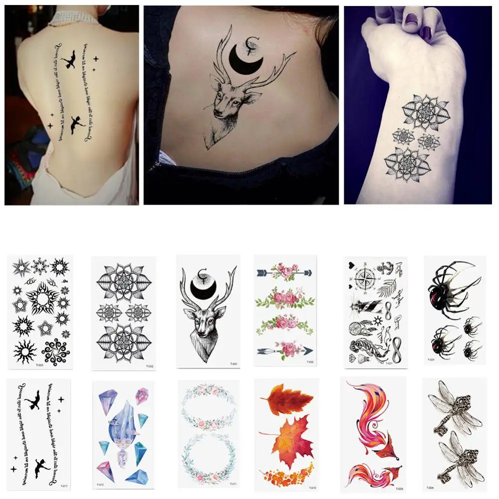 Fashion Maple Fox Deer Waterproof Temporary Flash Tattoo Stickers Human Body Art for Women Men Big Size Cool
Fashion Maple Fox Deer Waterproof Temporary Flash Tattoo Stickers Human Body Art for Women Men Big Size Cool