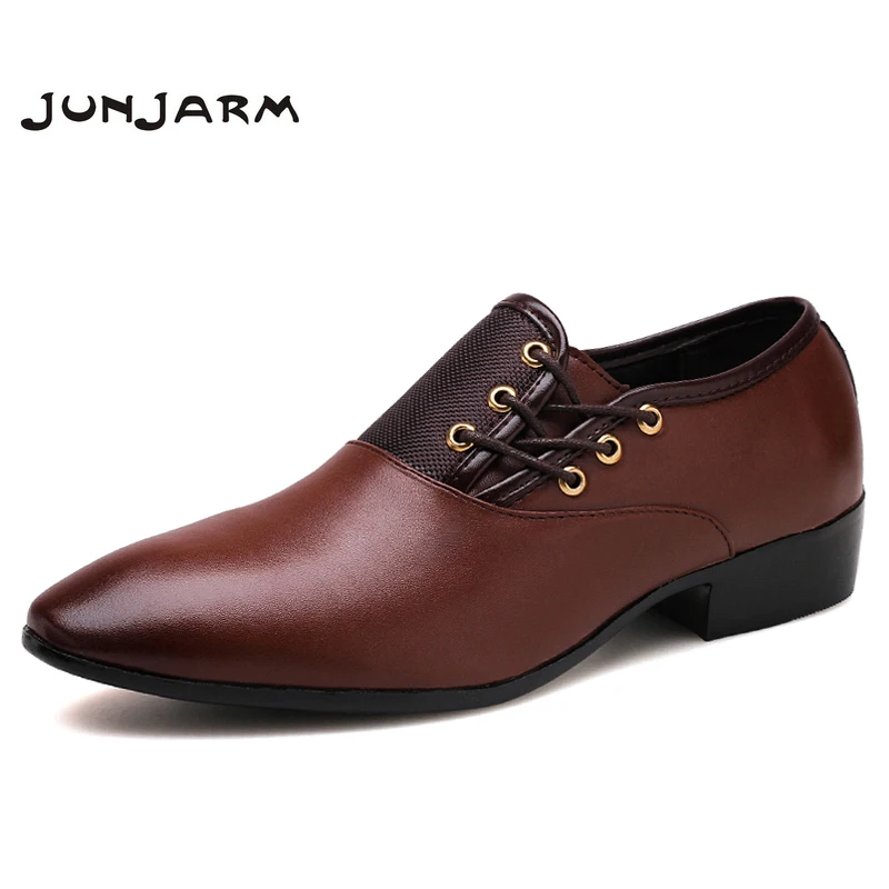JUNJARM Brand New Mens Dress Shoes Size 38-47 Black Classic Pointed Toe Oxfords For Men Fashion Mens Business Party Shoes
JUNJARM Brand New Mens Dress Shoes Size 38-47 Black Classic Pointed Toe Oxfords For Men Fashion Mens Business Party Shoes